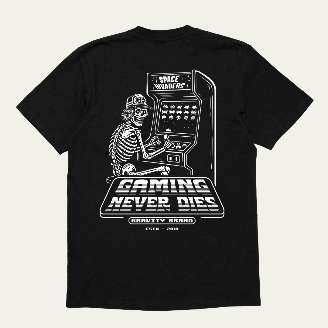 Camiseta Gaming Never Dies