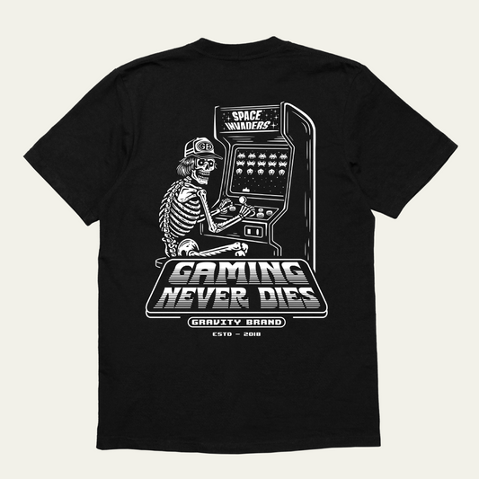Camiseta Gaming Never Dies