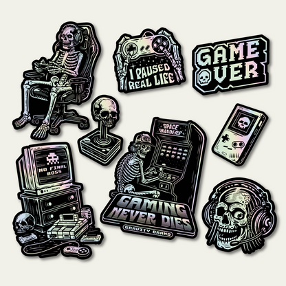 Gaming Never Dies Sticker Pack