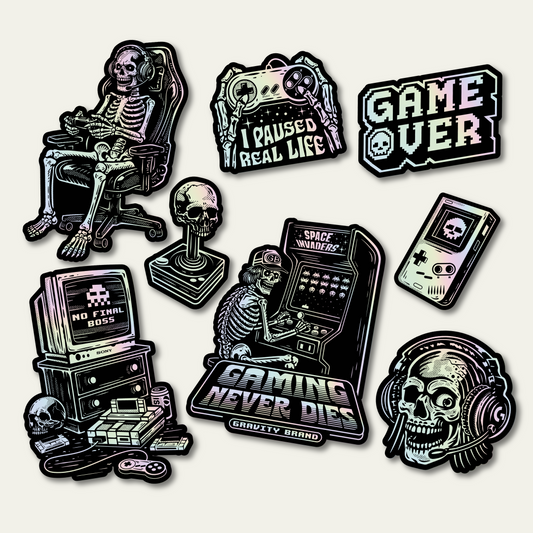 Gaming Never Dies Sticker Pack